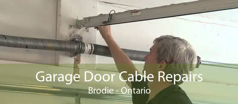 Garage Door Cable Repairs Brodie - Ontario