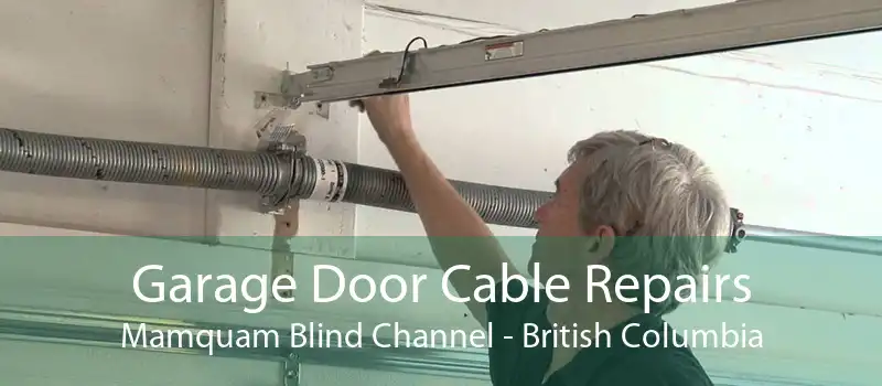 Garage Door Cable Repairs Mamquam Blind Channel - British Columbia