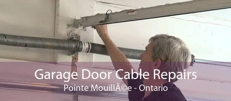 Garage Door Cable Repairs Pointe MouillÃ©e - Ontario