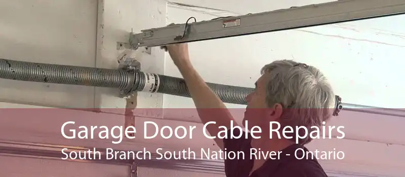 Garage Door Cable Repairs South Branch South Nation River - Ontario