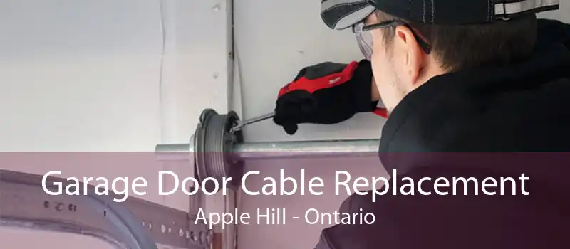 Garage Door Cable Replacement Apple Hill - Ontario