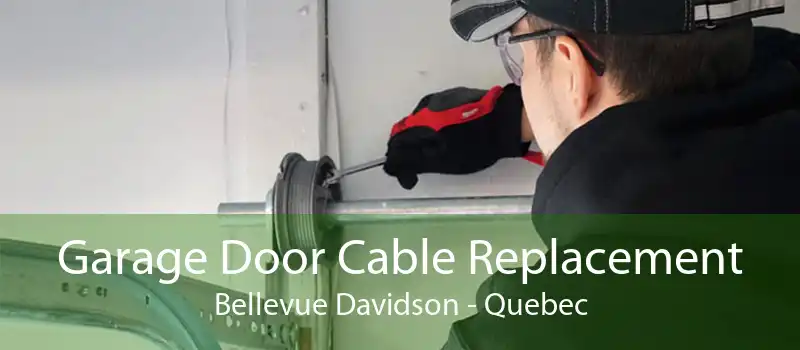 Garage Door Cable Replacement Bellevue Davidson - Quebec