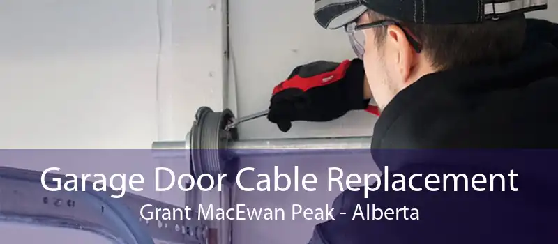 Garage Door Cable Replacement Grant MacEwan Peak - Alberta