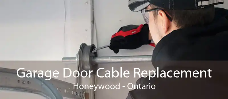 Garage Door Cable Replacement Honeywood - Ontario