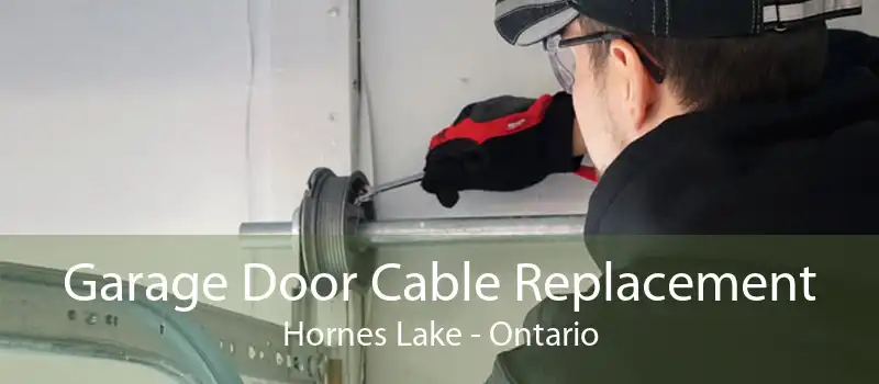 Garage Door Cable Replacement Hornes Lake - Ontario