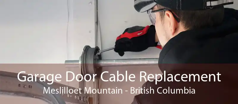 Garage Door Cable Replacement Meslilloet Mountain - British Columbia