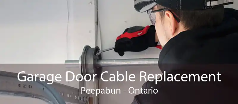 Garage Door Cable Replacement Peepabun - Ontario