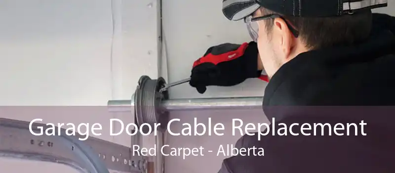 Garage Door Cable Replacement Red Carpet - Alberta