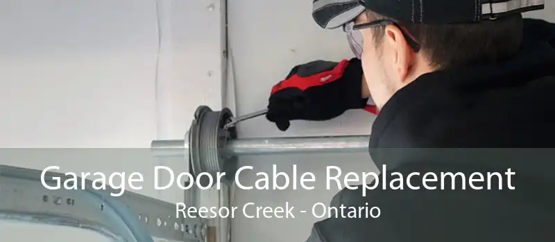 Garage Door Cable Replacement Reesor Creek - Ontario
