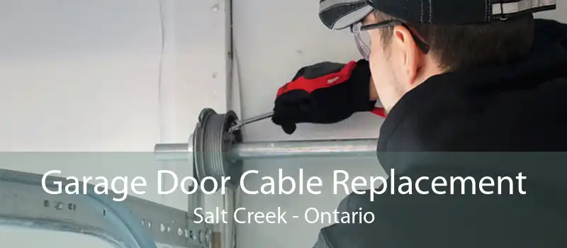 Garage Door Cable Replacement Salt Creek - Ontario