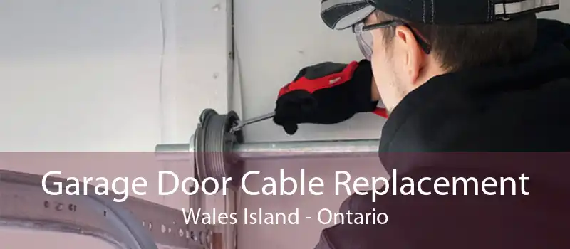 Garage Door Cable Replacement Wales Island - Ontario