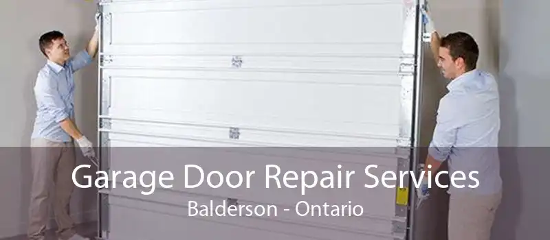 Garage Door Repair Services Balderson - Ontario