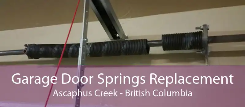 Garage Door Springs Replacement Ascaphus Creek - British Columbia