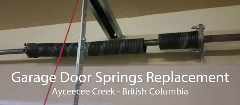 Garage Door Springs Replacement Ayceecee Creek - British Columbia