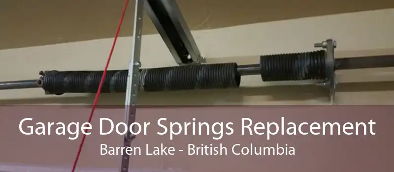 Garage Door Springs Replacement Barren Lake - British Columbia