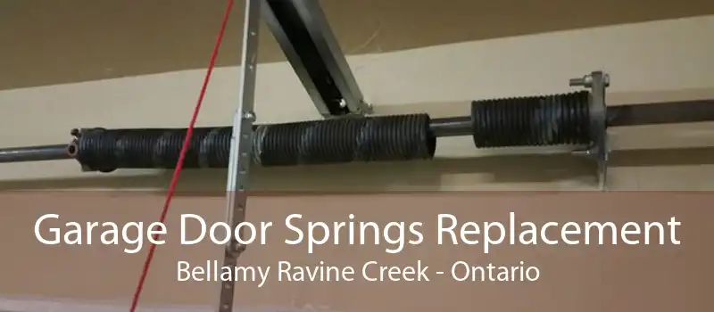 Garage Door Springs Replacement Bellamy Ravine Creek - Ontario