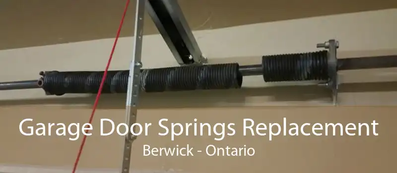 Garage Door Springs Replacement Berwick - Ontario