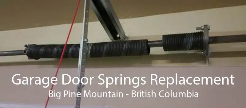 Garage Door Springs Replacement Big Pine Mountain - British Columbia