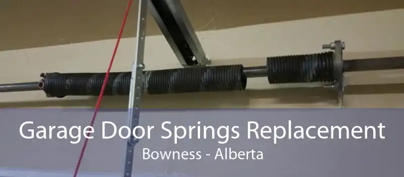 Garage Door Springs Replacement Bowness - Alberta