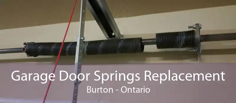Garage Door Springs Replacement Burton - Ontario