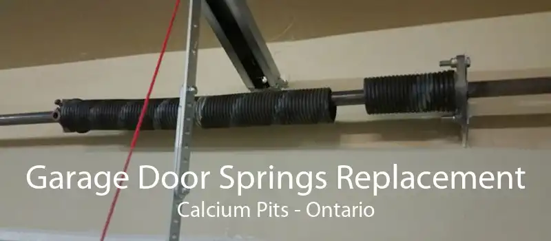 Garage Door Springs Replacement Calcium Pits - Ontario