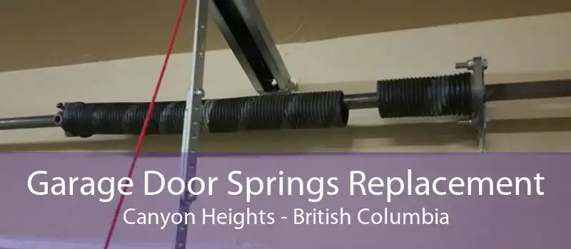 Garage Door Springs Replacement Canyon Heights - British Columbia