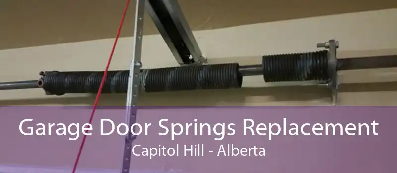 Garage Door Springs Replacement Capitol Hill - Alberta