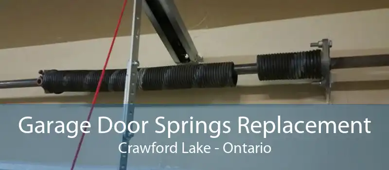 Garage Door Springs Replacement Crawford Lake - Ontario