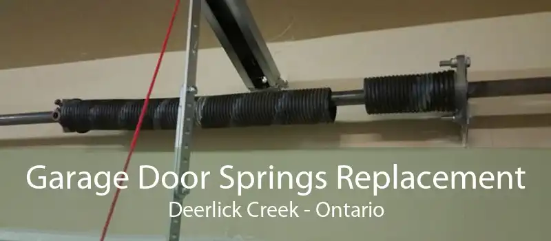 Garage Door Springs Replacement Deerlick Creek - Ontario