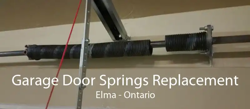 Garage Door Springs Replacement Elma - Ontario
