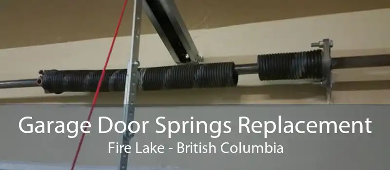 Garage Door Springs Replacement Fire Lake - British Columbia