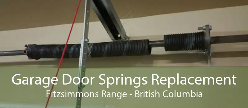 Garage Door Springs Replacement Fitzsimmons Range - British Columbia