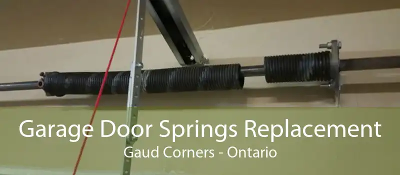 Garage Door Springs Replacement Gaud Corners - Ontario