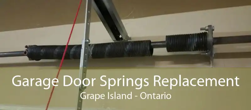 Garage Door Springs Replacement Grape Island - Ontario