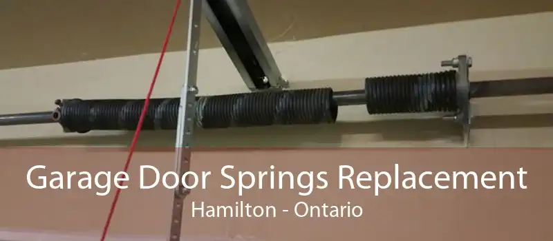 Garage Door Springs Replacement Hamilton - Ontario