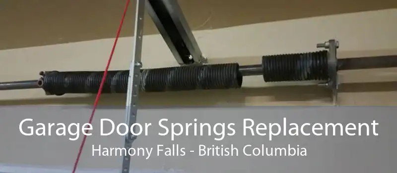 Garage Door Springs Replacement Harmony Falls - British Columbia