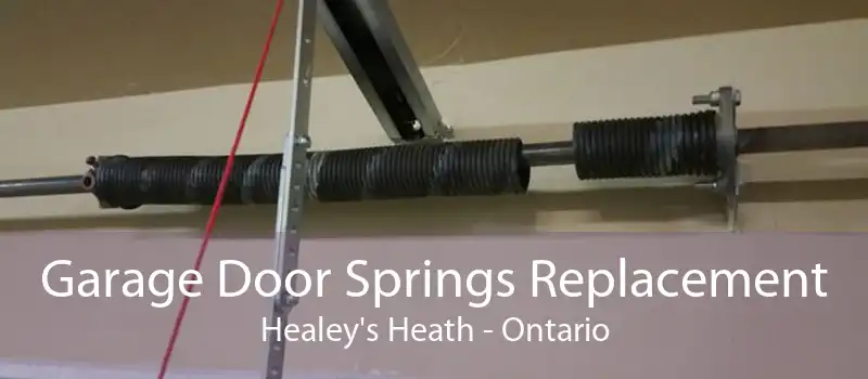 Garage Door Springs Replacement Healey's Heath - Ontario