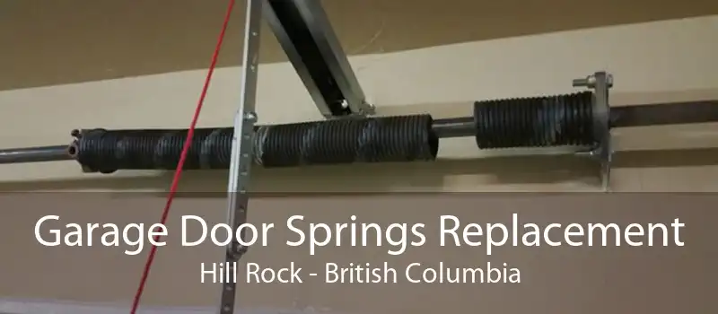 Garage Door Springs Replacement Hill Rock - British Columbia