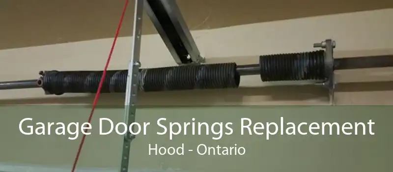 Garage Door Springs Replacement Hood - Ontario