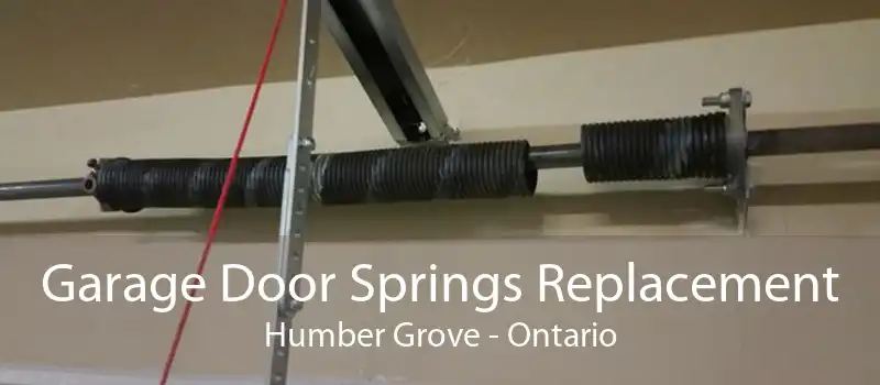 Garage Door Springs Replacement Humber Grove - Ontario