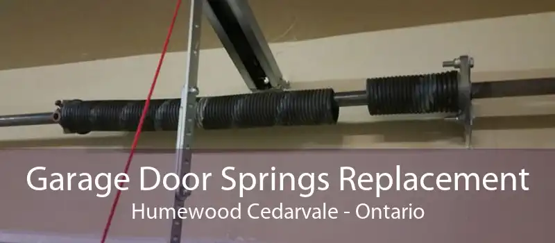 Garage Door Springs Replacement Humewood Cedarvale - Ontario