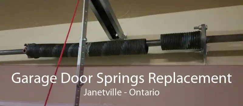 Garage Door Springs Replacement Janetville - Ontario