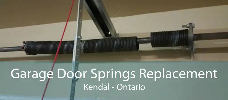 Garage Door Springs Replacement Kendal - Ontario