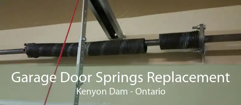 Garage Door Springs Replacement Kenyon Dam - Ontario