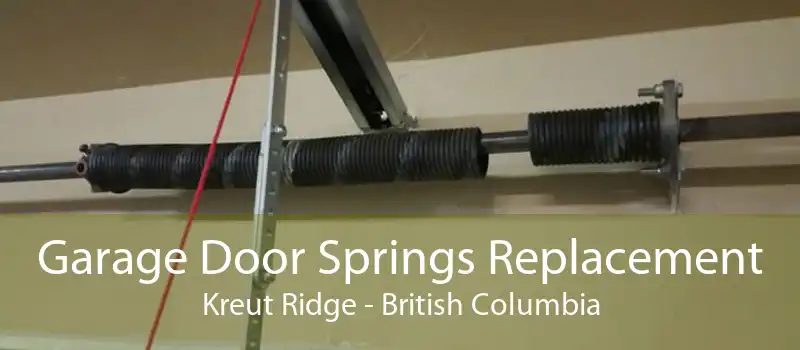 Garage Door Springs Replacement Kreut Ridge - British Columbia