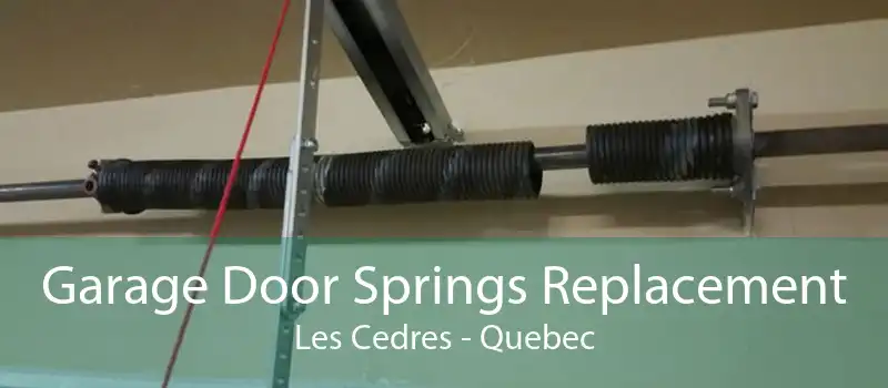 Garage Door Springs Replacement Les Cedres - Quebec