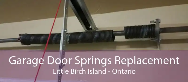 Garage Door Springs Replacement Little Birch Island - Ontario