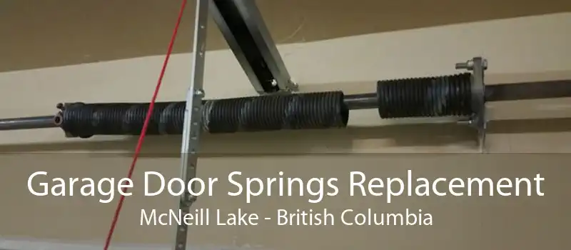 Garage Door Springs Replacement McNeill Lake - British Columbia