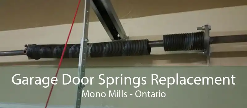 Garage Door Springs Replacement Mono Mills - Ontario