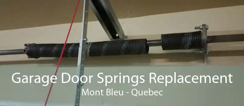 Garage Door Springs Replacement Mont Bleu - Quebec